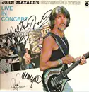 LP - John Mayall's Bluesbreakers - Live In Concert - Signed cover