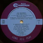 LP - John McCormack - John McCormack Sings Irish Songs