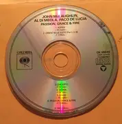 CD - John McLaughlin , Al Di Meola , Paco De Lucía - Passion, Grace & Fire