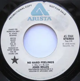 John Miles - No Hard Feelings