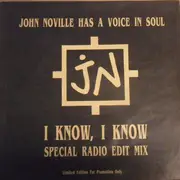 12inch Vinyl Single - John Noville - I Know I Know (Remixed) / (Special Radio Edit Mix)