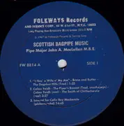 LP - John A. MacLellan - Scottish Bagpipe Music - Pink Cover