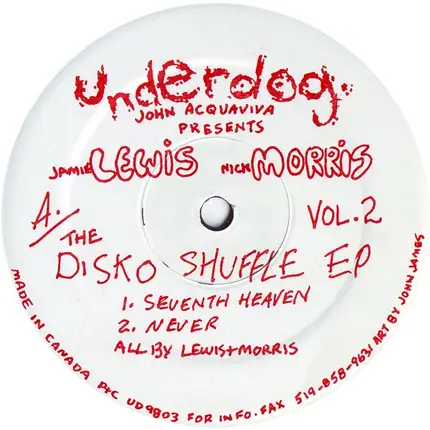 John Acquaviva Presents Jamie Lewis / Nick Morris - The Disko Shuffle EP Vol.2