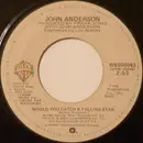 7inch Vinyl Single - John Anderson - Would You Catch A Falling Star / I Danced With San Antone Rose