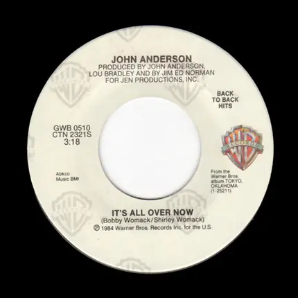 John Anderson - Eye Of A Hurricane / It's All Over Now