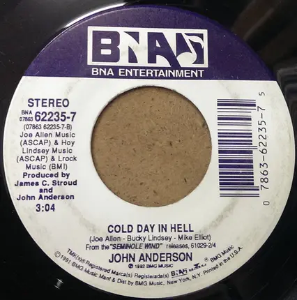 John Anderson - When It Comes To You / Cold Day In Hell