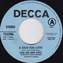 7inch Vinyl Single - John & Anne Ryder - A Sign For Love / Love Is
