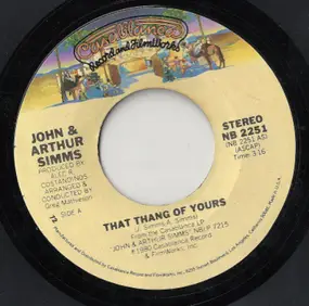 Arthur Simms - That Thang Of Yours