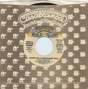 7inch Vinyl Single - John & Arthur Simms - Never Had A Dream Come True