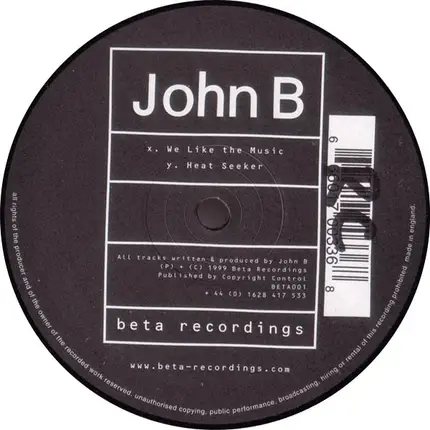 John B - We Like The Music / Heat Seeker