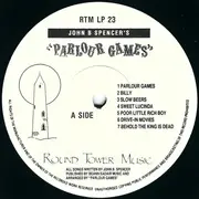 LP - John B. Spencer - John B Spencer's Parlour Games