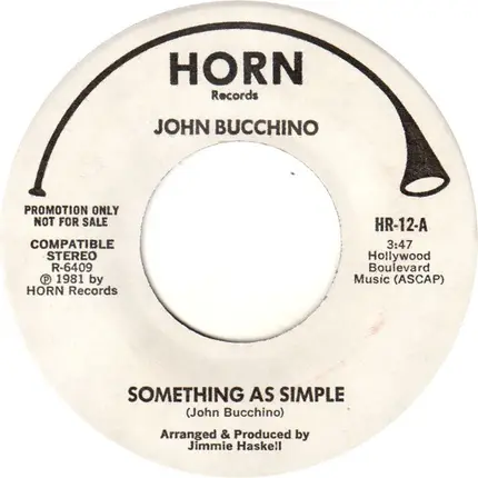 John Bucchino - Something As Simple