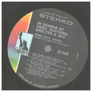 LP - John Buck Wilkin - In Search Of Food Clothing Shelter And Sex - Gatefold