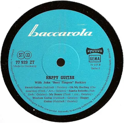 John Buckley - Happy Guitar
