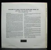 LP - John Bull , Matthew Locke , Thurston Dart - Masters Of Early English Keyboard Music III - Mono