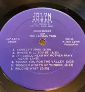 LP - John Burke And The Layman Trio - Bluegrass Gospel Songs