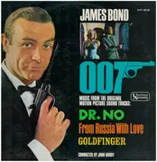 LP - John Barry - Music From The Original Motion Picture Sound tracks: Dr. No, From Russia With Love, Goldfinger - MONO