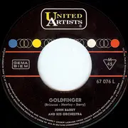 7inch Vinyl Single - John Barry & His Orchestra - Goldfinger - Mono