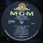 LP - John Barry - Born Free (Original Sound Track Recording) - MGM Record Mfg. Pressing
