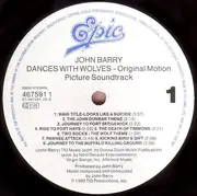LP - John Barry - Dances With Wolves (Original Motion Picture Soundtrack)