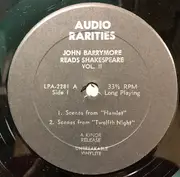 LP - John Barrymore - John Barrymore Reads Shakespeare Vol. 2