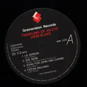 LP - John Blake - Twinkling Of An Eye - OBI + Insert