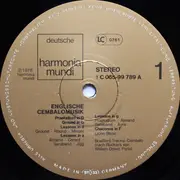 LP - Blow, Croft, Purcell - Englische Cembalomusik