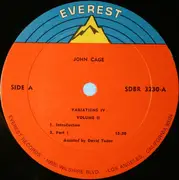 LP - John Cage Assisted By David Tudor - Variations IV Volume II