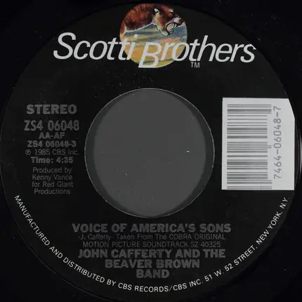 John Cafferty And The Beaver Brown Band - Voice Of America's Sons