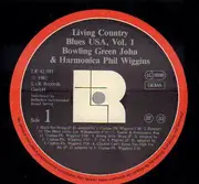 LP - John Cephas & Phil Wiggins - Living Country Blues USA, Volume 1