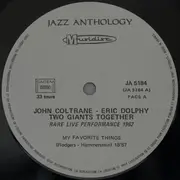 LP - John Coltrane / Eric Dolphy - Two Giants Together - Rare Live Performance 1962