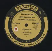 LP - John Coltrane With The Red Garland Trio - Traneing In - Mono + Insert