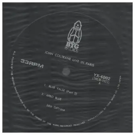 John Coltrane - Live In Paris