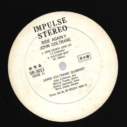 John Coltrane - Ride Again!!