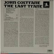 LP - John Coltrane - The Last Trane
