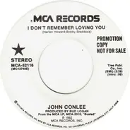 John Conlee - I Don't Remember Loving You