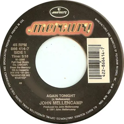 John Cougar Mellencamp - Again Tonight