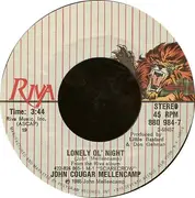 7inch Vinyl Single - John Cougar Mellencamp - Lonely Ol' Night