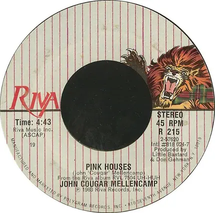 John Cougar Mellencamp - Pink Houses