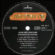 LP - John Cougar Mellencamp - Whenever We Wanted