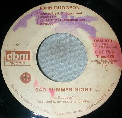 John Dudgeon - Put My Arms Around You