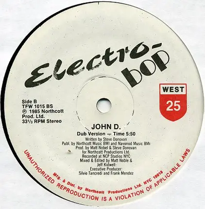 John D - Electro-Bop