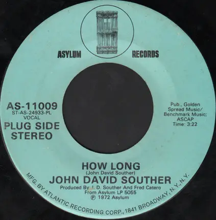 John David Souther - How Long