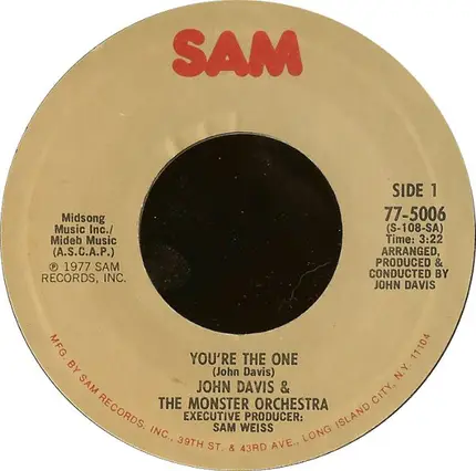 John Davis & The Monster Orchestra - You're The One / The Magic Is You