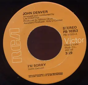 John Denver - I'm Sorry