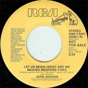 John Denver - Let Us Begin (What Are We Making Weapons For?)