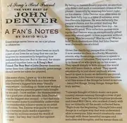 CD - John Denver - A Song's Best Friend - The Very Best Of John Denver