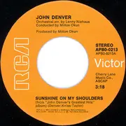 7inch Vinyl Single - John Denver - Sunshine On My Shoulders