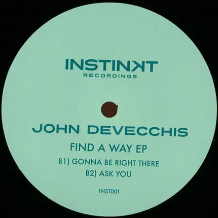 John Devecchis - Find A Way Ep