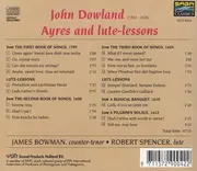 CD - John Dowland , James Bowman , Robert Spencer - Ayres And Lute-Lessons